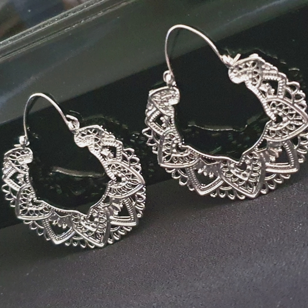 Delicate Silver Earrings